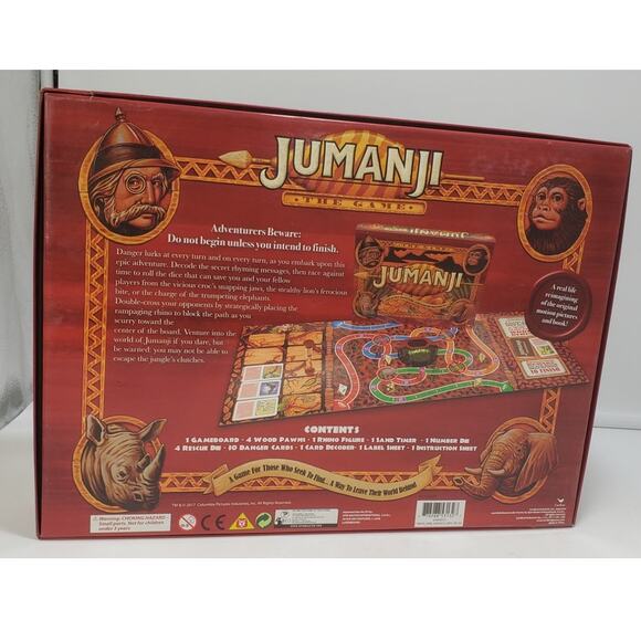 Cardinal 2017 JUMANJI The Board Game **NEW** - Picture 4 of 6